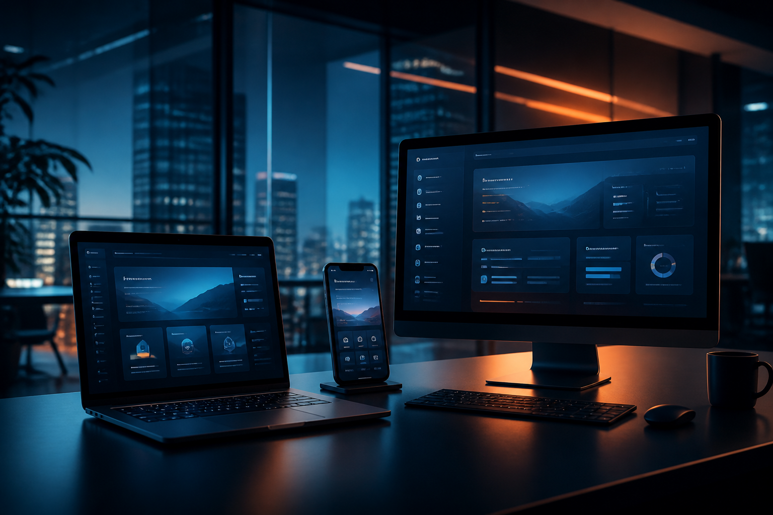 Website, mobile app, and desktop application development